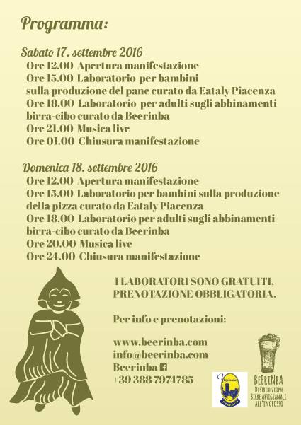 Lievitazioni 2016 programma